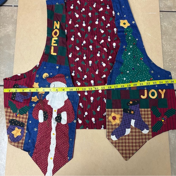 Women's reversible Christmas UGLY Holiday Vest Size M/L - Picture 3 of 11